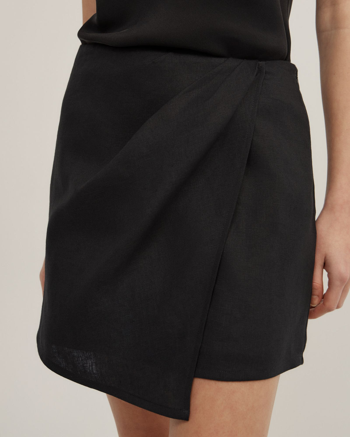 Wrap Mini Skirt