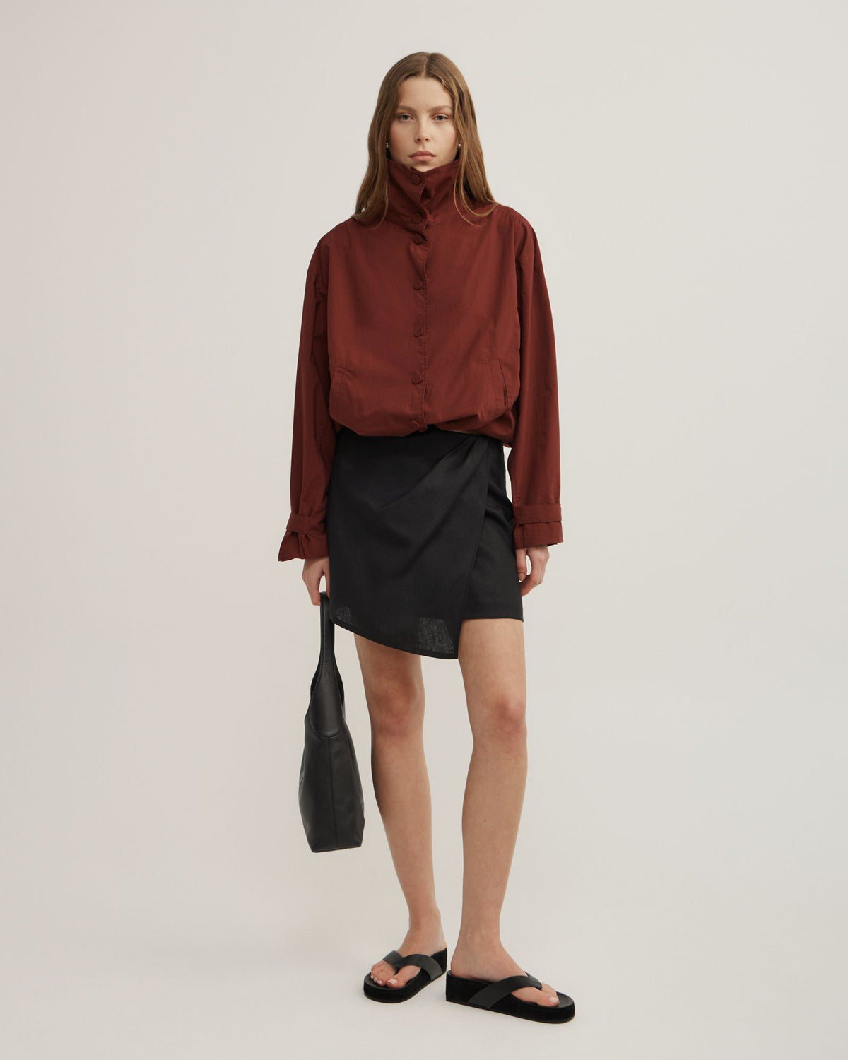 Wrap Mini Skirt