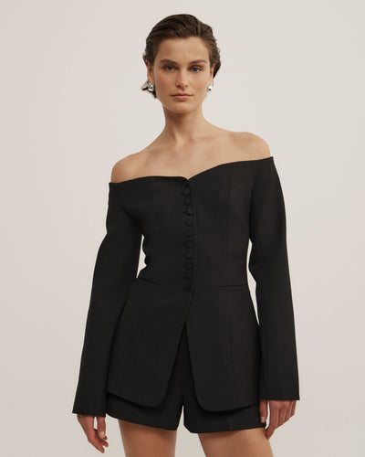Off Shoulder Jacket