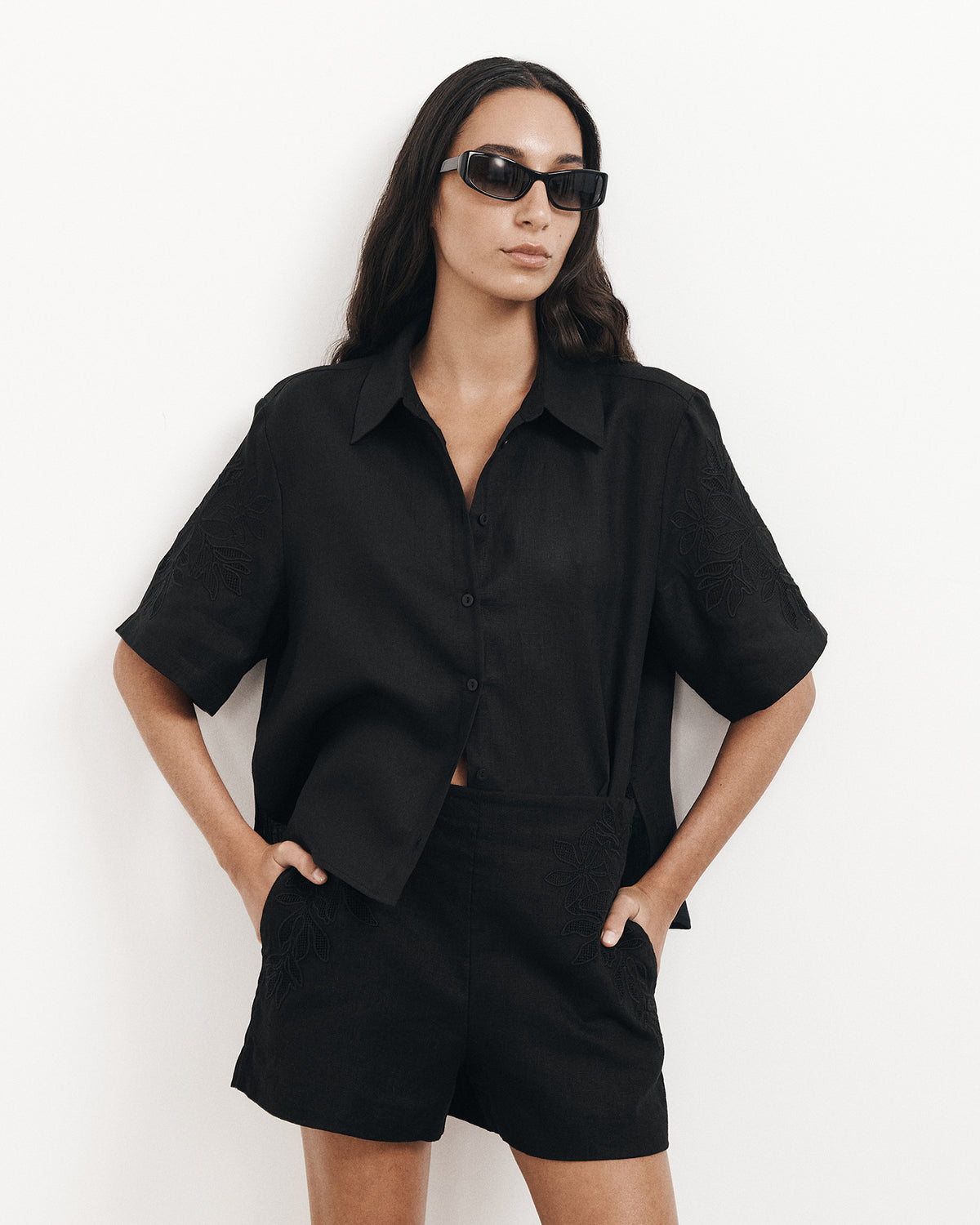 Cutwork Shorts