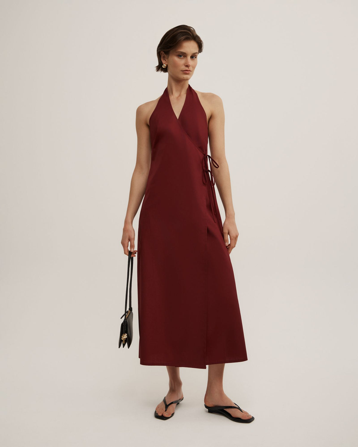Halter Wrap Dress