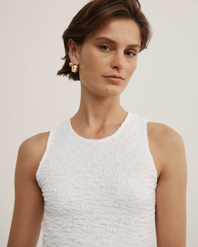 Textured Jersey Tank Top