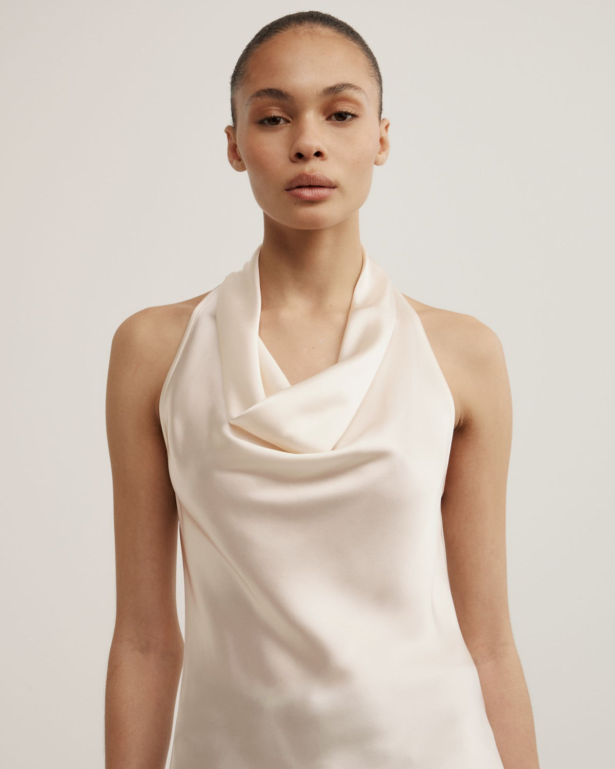 Asymmetric Halter Tunic