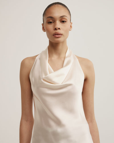 Asymmetric Halter Tunic