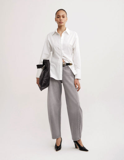 Cinched Waist Shirt