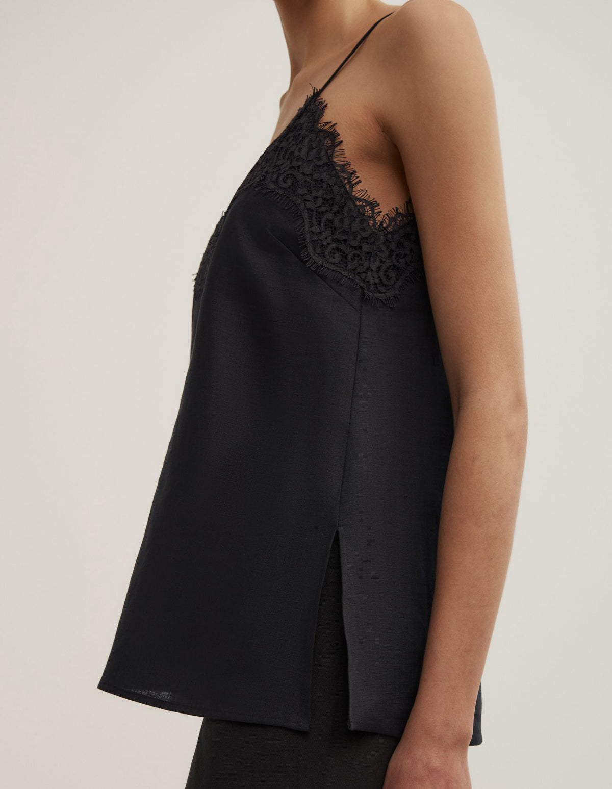 Linen Lace Camisole