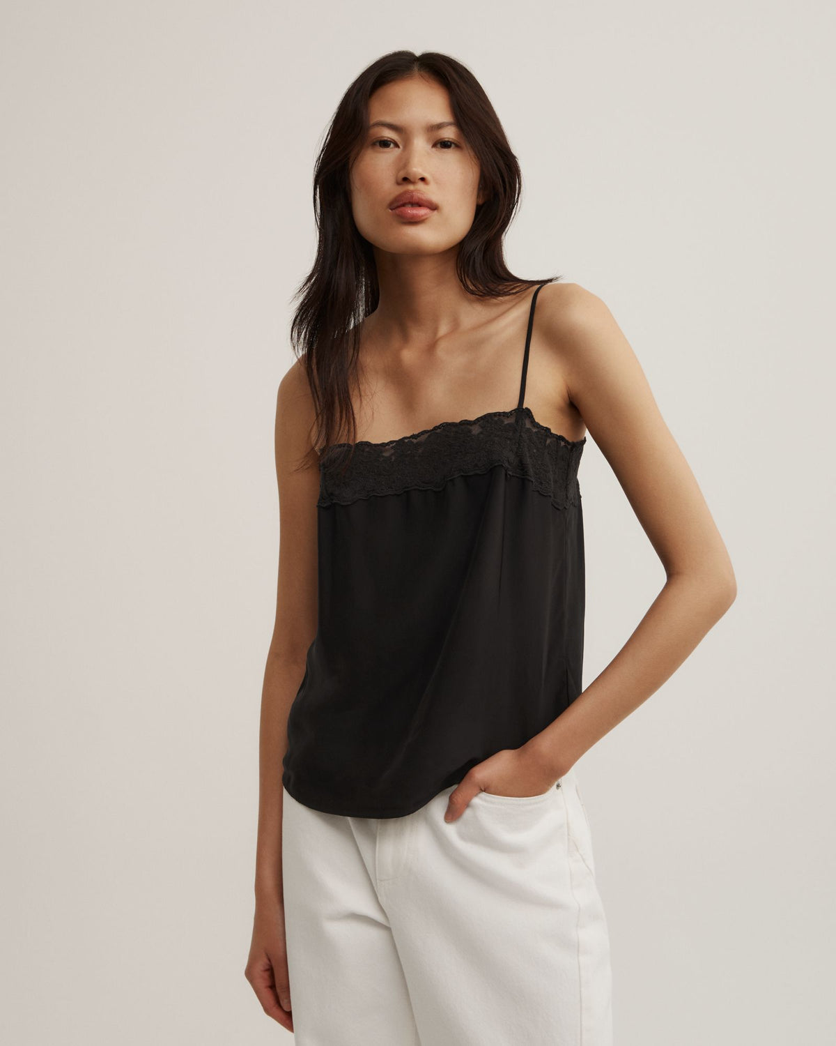 Cropped Lace Camisole