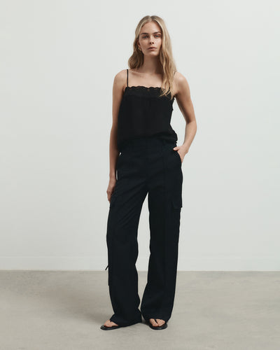 Cropped Lace Camisole