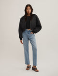 Mid Rise Cropped Jeans