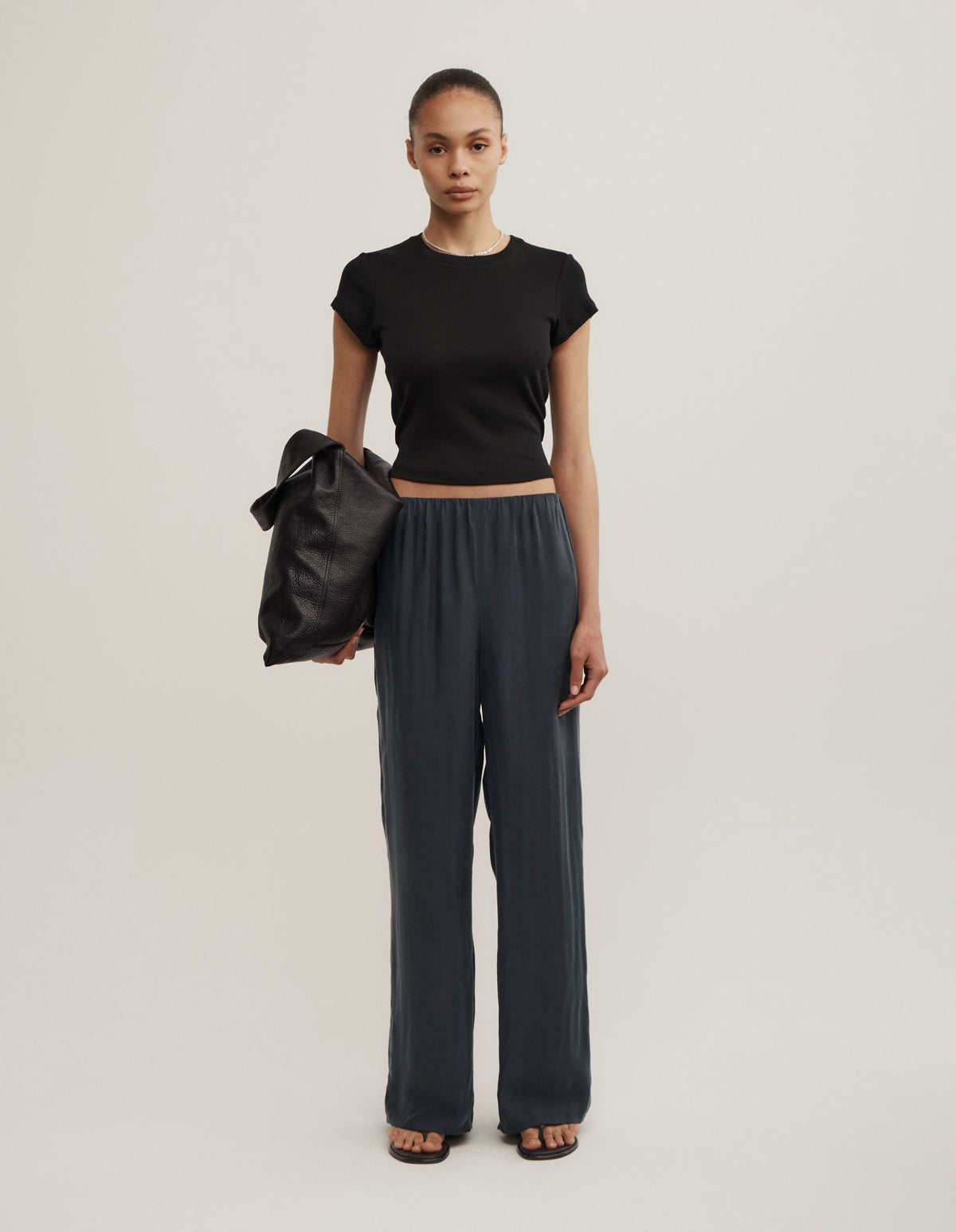 Pull On Cupro Pant