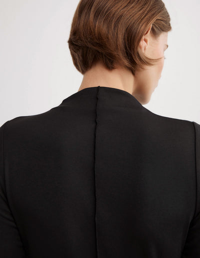 Mock Neck Jersey Top
