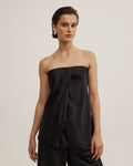 Strapless Tuck Top