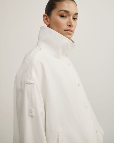 Soft Funnel Neck Jacket