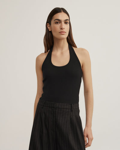 Scoop Halter Tank Top