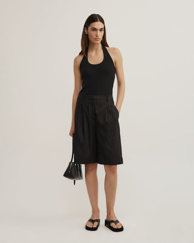Scoop Halter Tank Top