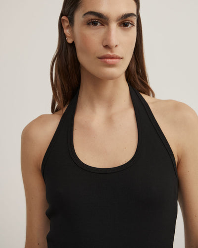 Scoop Halter Tank Top