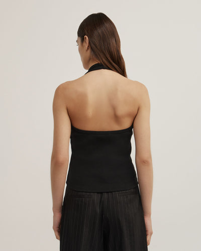 Scoop Halter Tank Top