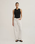 Fold Waist Slouch Jeans