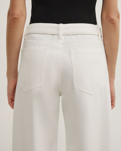 Fold Waist Slouch Jeans