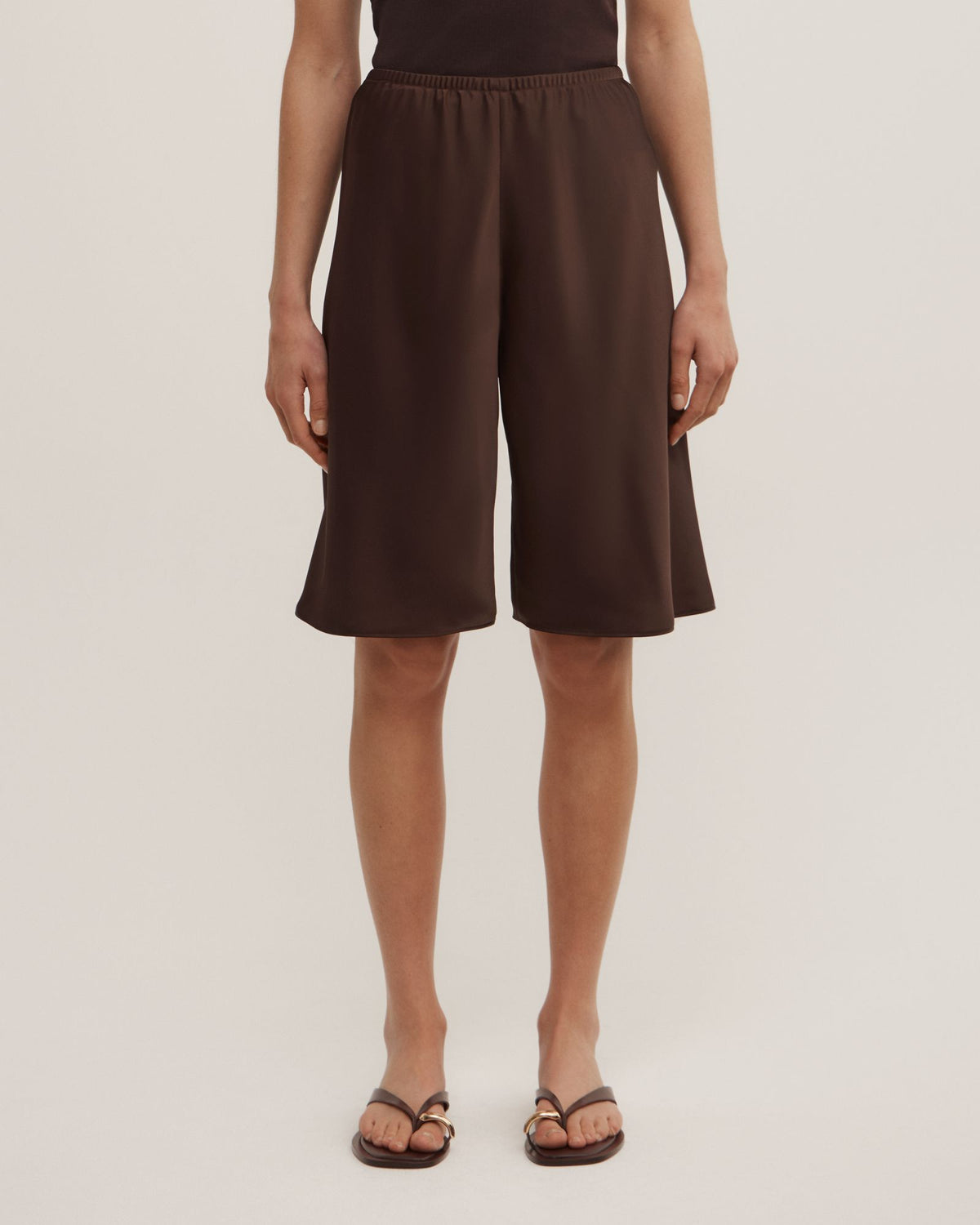 Satin Bermuda Shorts