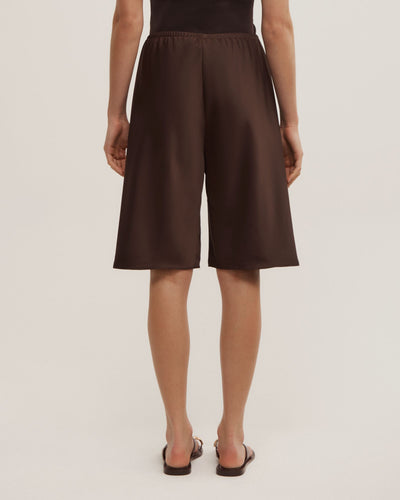 Satin Bermuda Shorts