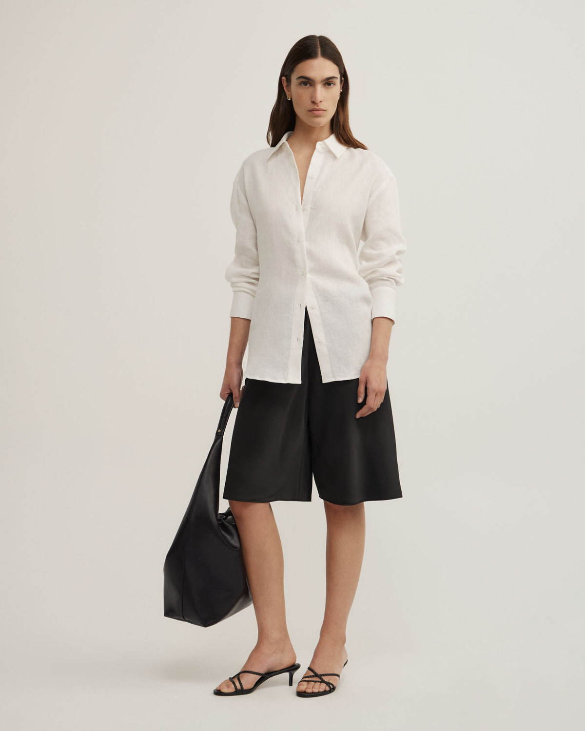 Linen Tie Back Shirt