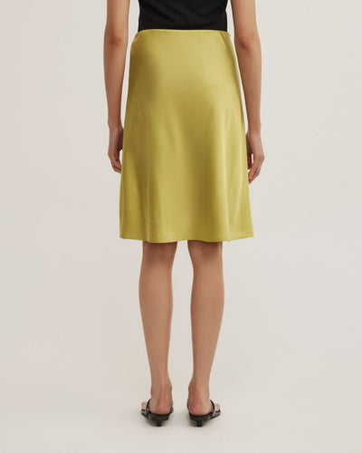 Satin Midi Skirt