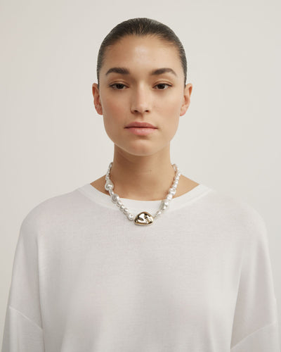 Olive Pearl Necklace