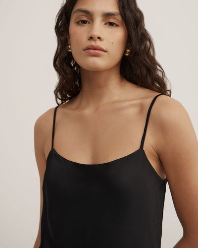 Scarf Hem Longline Tank