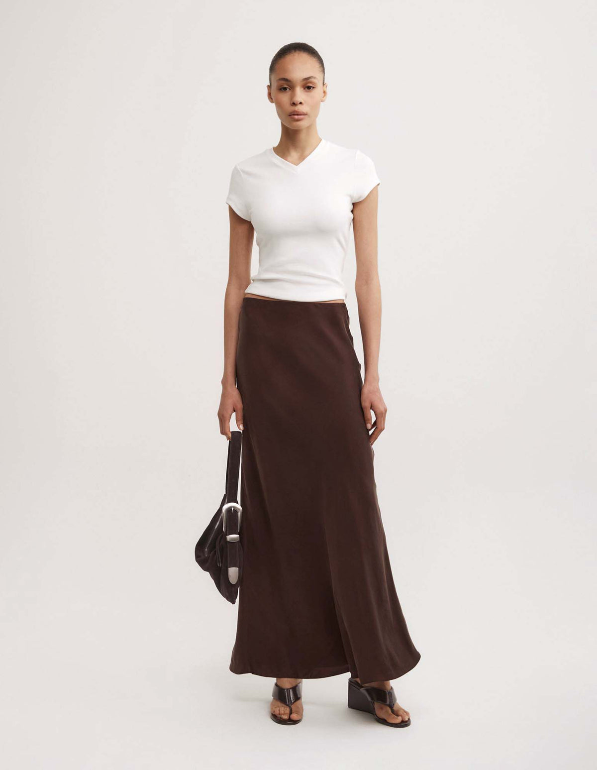 Cupro Slip Skirt
