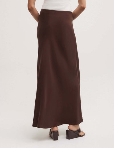 Cupro Slip Skirt