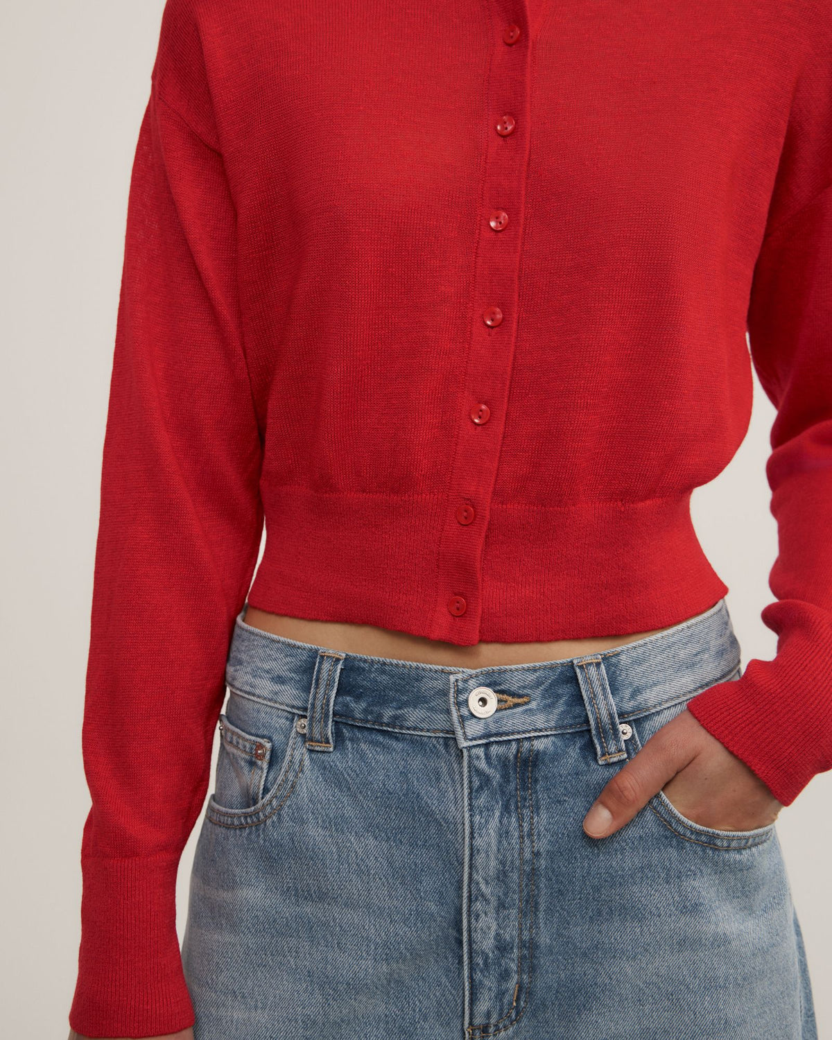 Linen Knit Cardigan