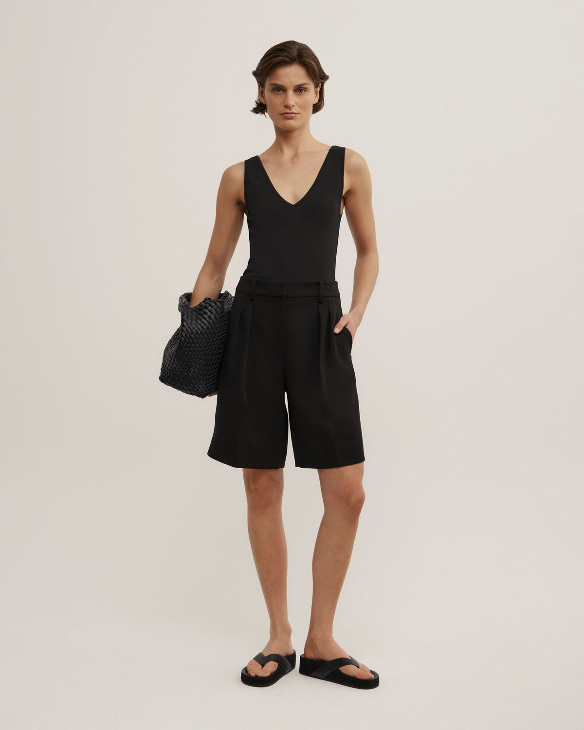 Refined V-Neck Tank Top