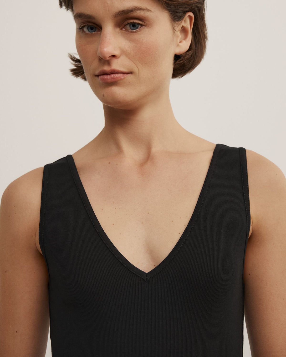 Refined V-Neck Tank Top