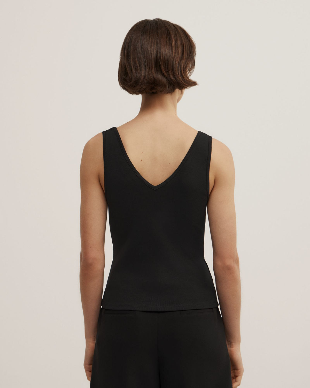 Refined V-Neck Tank Top