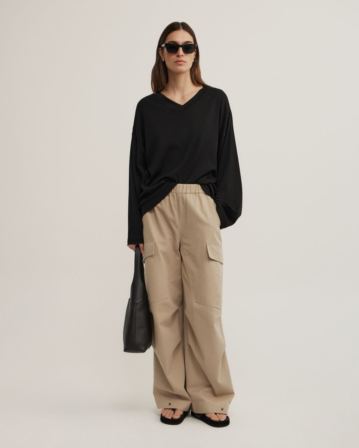 High V Long Sleeve T-Shirt