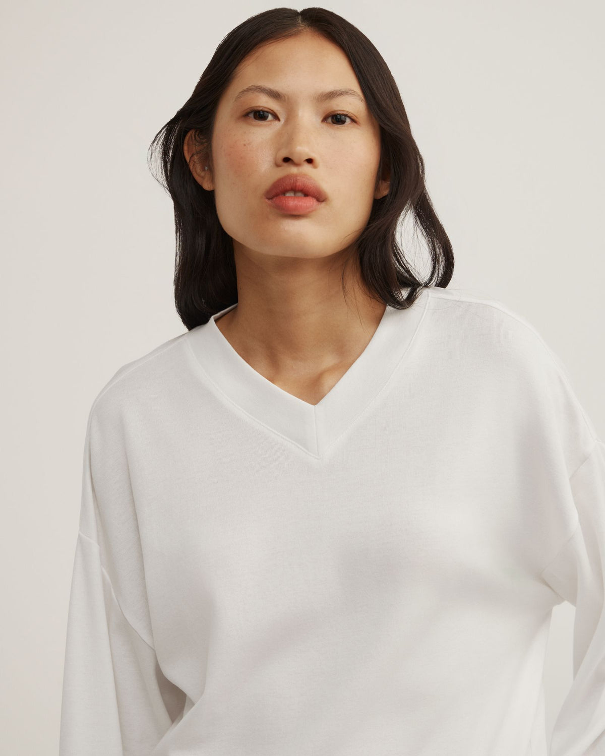 High V Long Sleeve T-Shirt
